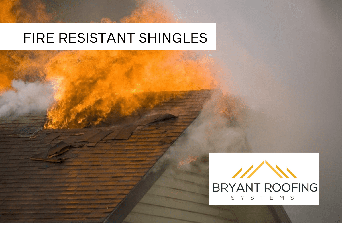 FIRE RESISTANT ASPHALT SHINGLES