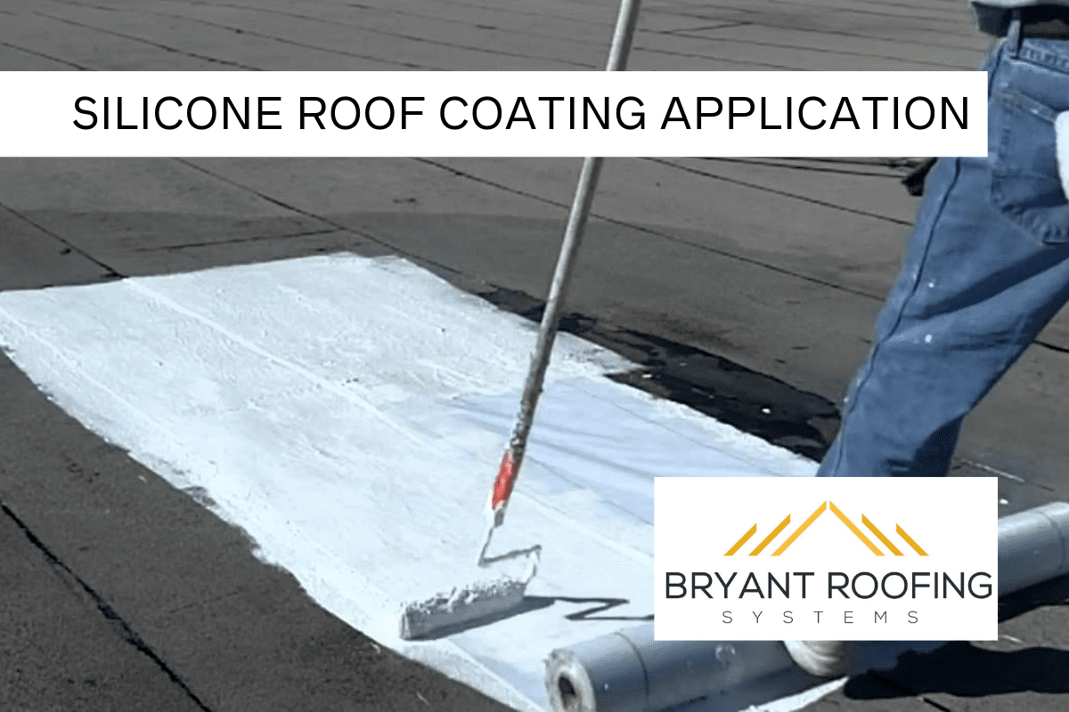silicone roof coating application