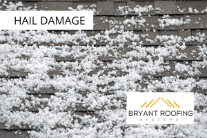 hail damage in a storm